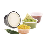 Portion Cups, 2 oz, Plastic, Clear, 250/Sleeve, 10 Sleeves/Carton