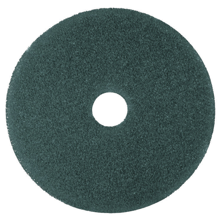 Low-Speed High Productivity Floor Pads 5300, 15" Diameter, Blue, 5/carton