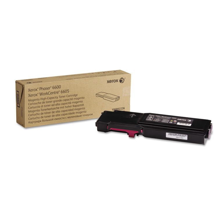 106r02226 High-Yield Toner, 6,000 Page-Yield, Magenta