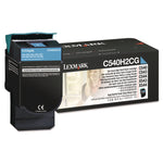C540h2cg High-Yield Toner, 2,000 Page-Yield, Cyan