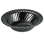 Classicware Plastic Bowls, 10 oz, Black, 180/Carton