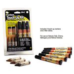 ReStor-It Furniture Touch-Up Kit with (5) Woodgrain Markers, (3) Filler Sticks, 4.25 x 0.38 x 6.75