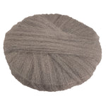 Radial Steel Wool Pads, Grade 0 (fine): Cleaning And Polishing, 17" Diameter, Gray, 12/carton