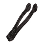 Tongs, Plastic, 9", Black, 48/Carton
