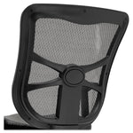 Alera Elusion Series Mesh Mid-Back Multifunction Chair, Supports Up To 275 Lb, 17.7" To 21.4" Seat Height, Black