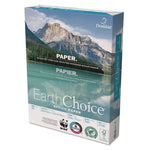 Earthchoice Office Paper, 92 Bright, 20 Lb Bond Weight, 8.5 X 11, White, 500 Sheets/ream, 10 Reams/carton