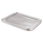 Steam Pan Foil Lids, Fits Half-Size Pan, 25 Gauge, 12.81 x 10.44, 100/Carton
