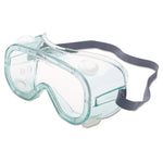 A610s Safety Goggles, Indirect Vent, Green-Tint Fog-Ban Lens
