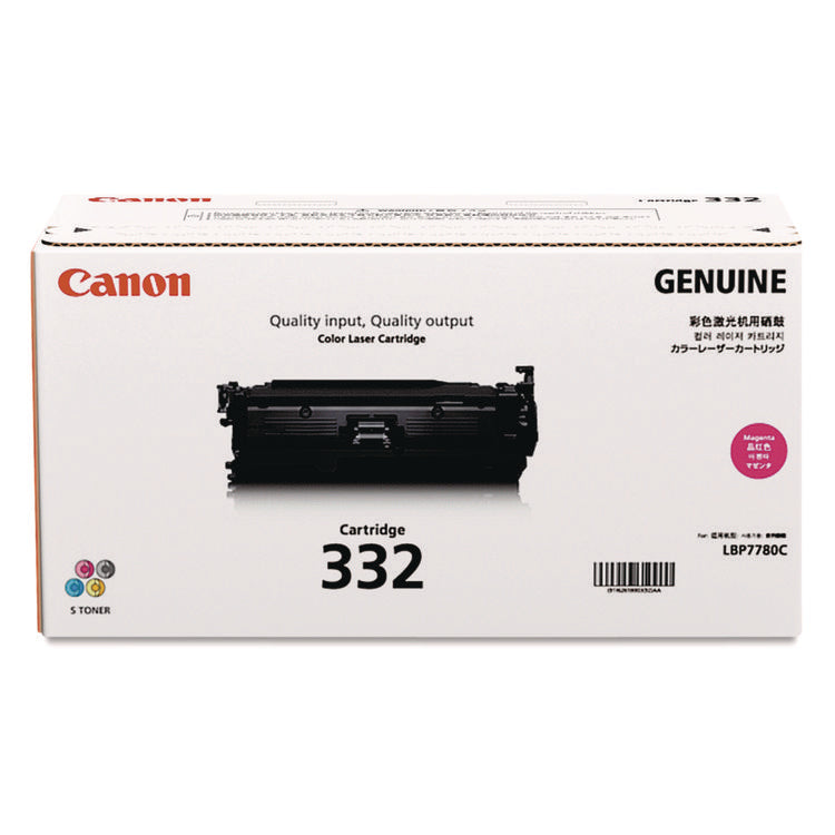 6261b012 (332) Toner, 6,400 Page-Yield, Magenta