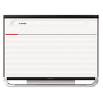 Prestige 2 Magnetic Total Erase Project Planner, Spreadsheet Format, 36" x 24", White Surface, Graphite Gray Fiberboard Frame