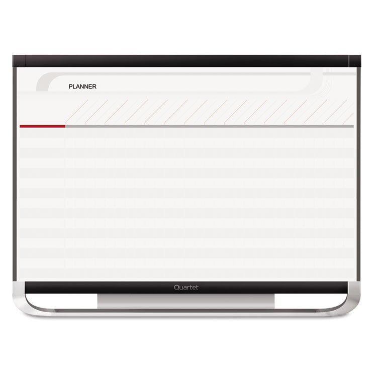Prestige 2 Magnetic Total Erase Project Planner, Spreadsheet Format, 36" x 24", White Surface, Graphite Gray Fiberboard Frame