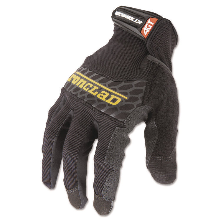 Box Handler Gloves, EN388: 3131, 9" Long, Medium, Black, Pair