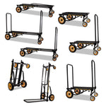 Multi-Cart 8-In-1 Cart, 500 Lb Capacity, 33.25 X 17.25 X 42.5, Black