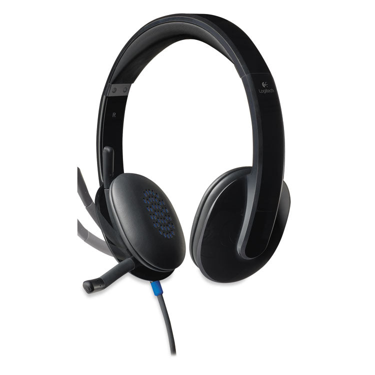 H540 Binaural Over The Head Corded Headset, Black