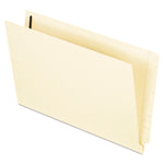Manila End Tab Expanding Fastener Folders, 2-Ply Tabs, 0.75" Expansion, 2 Fasteners, Legal Size, Manila Exterior, 50/Box