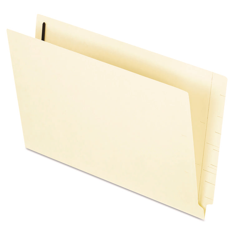 Manila End Tab Expanding Fastener Folders, 2-Ply Tabs, 0.75" Expansion, 2 Fasteners, Legal Size, Manila Exterior, 50/Box