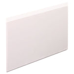 Self-Adhesive Pockets, 8" x 5", Clear Front/White Back, 100/Box