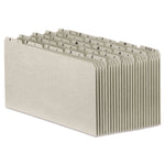 Top Tab A-Z File Guides, 1/5-Cut Top Tab, A To Z, 8.5 X 14, Gray, 25/set