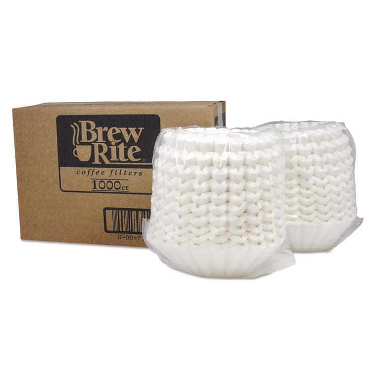Basket Filters for Retail and Commercial Coffeemakers, 8-10 Cup Size, 1,000/Carton