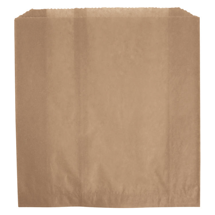 Waxed Napkin Receptacle Liners, 2.75" x 8.75" x 8.5", Brown, 250/Carton