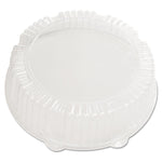 Caterline Dome Lids, 12" Diameter x 2.75" h, Clear, Plastic, 25/Carton