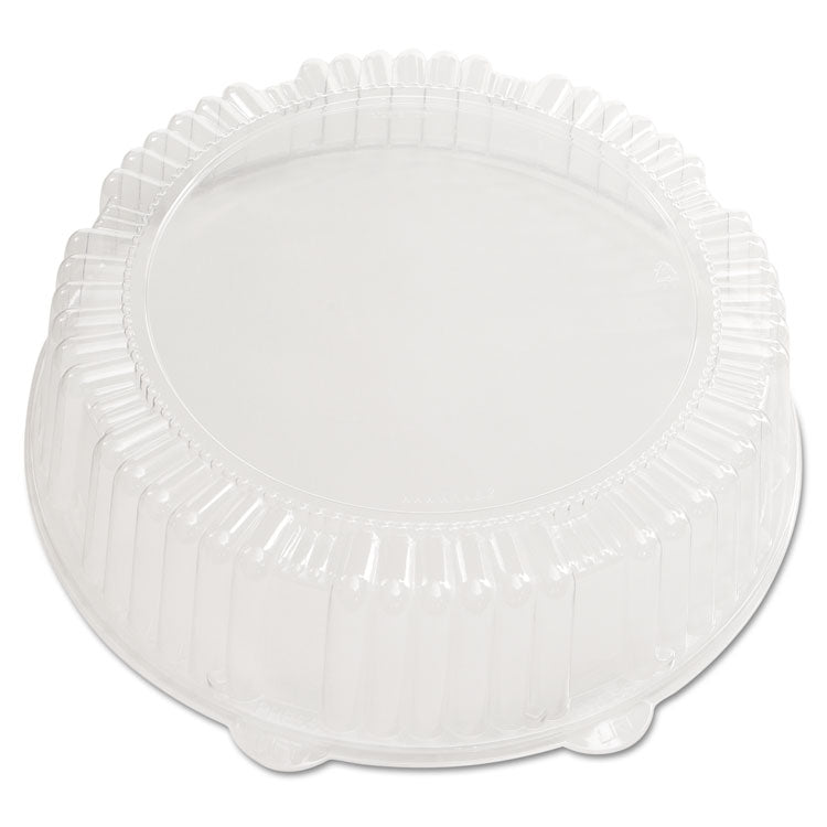 Caterline Dome Lids, 12" Diameter x 2.75" h, Clear, Plastic, 25/Carton