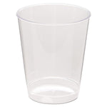 Comet Plastic Tumbler, Tall, 8 oz, Clear, 25/Pack, 20 Packs/Carton