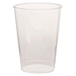 Comet Plastic Tumbler, Tall, 7 oz, Clear, 25/Pack, 20 Packs/Carton