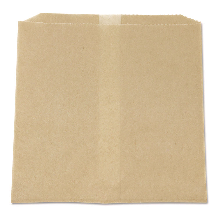 Waxed Napkin Liners for Most Swing-Top Type Receptacles , 8.5" x 7" x 8", Brown, 500/Carton