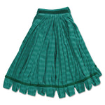 Tube Mop, Microfiber, Green, Medium, 5-In Green Headband