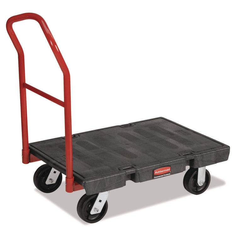 Platform Truck, 2,000 Lb Capacity, 24 X 36 X 7, Black