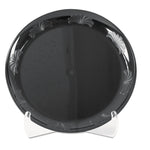Designerware Plastic Dinnerware, Plates, 10.25" dia, Black, 10/Pack, 18 Packs/Carton