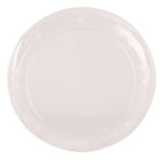 Designerware Plastic Plates, 10.25" Dia, Clear, 8/pack, 18 Packs/carton