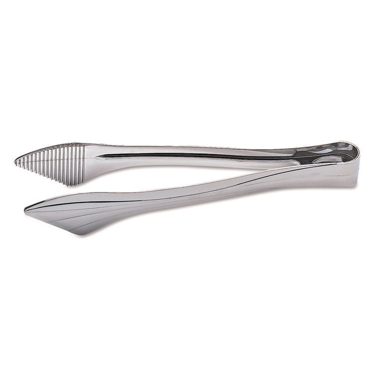 Reflections Heavyweight Plastic Utensils, Serving Tongs, 9", Silver