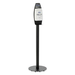 Skin Care Cassette Dispenser Floor Stand, 17.7 X 6 X 62, Black