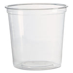 Deli Containers, 24 oz, Clear, Plastic, 500/Carton