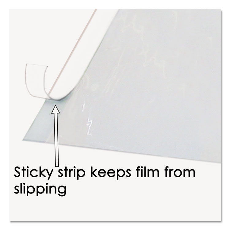 Second Sight Clear Plastic Desk Protector, with Hinged Protector, 25.5 x 21, Clear