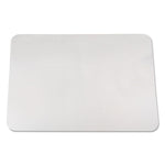 KrystalView Desk Pad with Antimicrobial Protection, Glossy Finish, 24 x 19, Clear