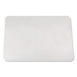 KrystalView Desk Pad with Antimicrobial Protection, Glossy Finish, 36 x 20, Clear
