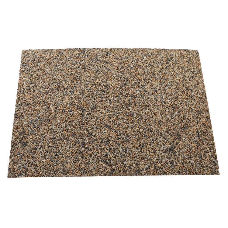 Landmark Series Aggregate Panel, For 35 Gal Classic Container, 15.7 X 27.9 X 0.38, Stone, River Rock, 4/carton