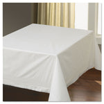 Tissue/poly Tablecovers, 54" X 54", White, 50/carton