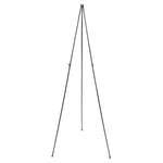 Full Size Instant Easel, 62.38" Maximum Height, Steel, Black