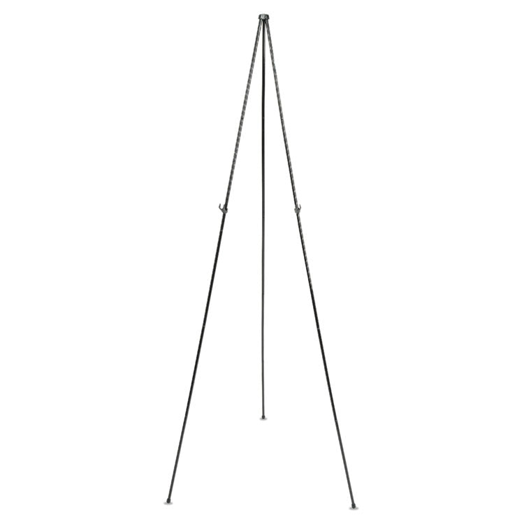 Full Size Instant Easel, 62.38" Maximum Height, Steel, Black