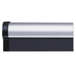 Prestige Gray Diamond Mesh Bulletin Board, 72" x 48", Gray Surface, Silver Aluminum/Plastic Frame