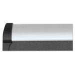 Prestige Plus Magnetic Fabric Bulletin Boards, 72" x 48", Gray Surface, Satin Aluminum Frame