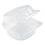 ClearView SmartLock Hinged Lid Container, 20 oz, 5.75 x 6 x 3, Clear, Plastic, 500/Carton
