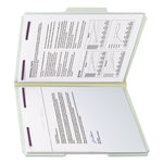 Recycled Pressboard Fastener Folders, 1/3-Cut Tabs, Two SafeSHIELD Fasteners, 1" Expansion, Letter Size, Gray-Green, 25/Box