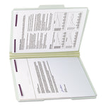 Recycled Pressboard Fastener Folders, 1/3-Cut Tabs, Two SafeSHIELD Fasteners, 2" Expansion, Letter Size, Gray-Green, 25/Box