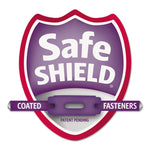 Recycled Pressboard Fastener Folders, 1/3-Cut Tabs, Two SafeSHIELD Fasteners, 3" Expansion, Letter Size, Gray-Green, 25/Box