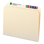 Manila File Folders, Straight Tabs, Letter Size, 0.75" Expansion, Manila, 100/Box